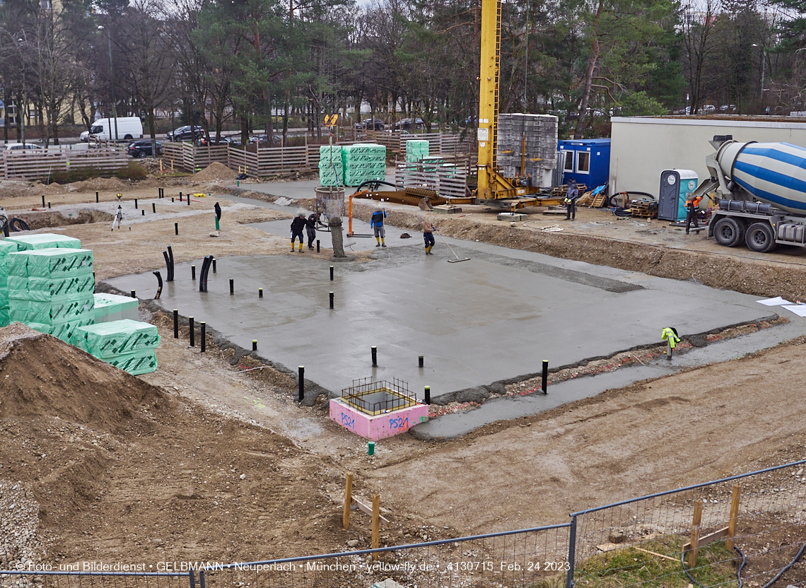 24.02.2023 -  Baustelle Haus für Kinder in Neupelach Quiddestraße 3